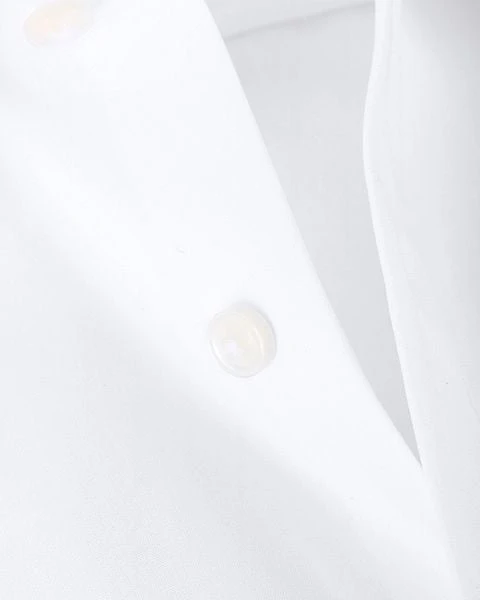 OLYMP Luxor Shirt Comfort Fit Wit Korte Mouw - Afbeelding 6