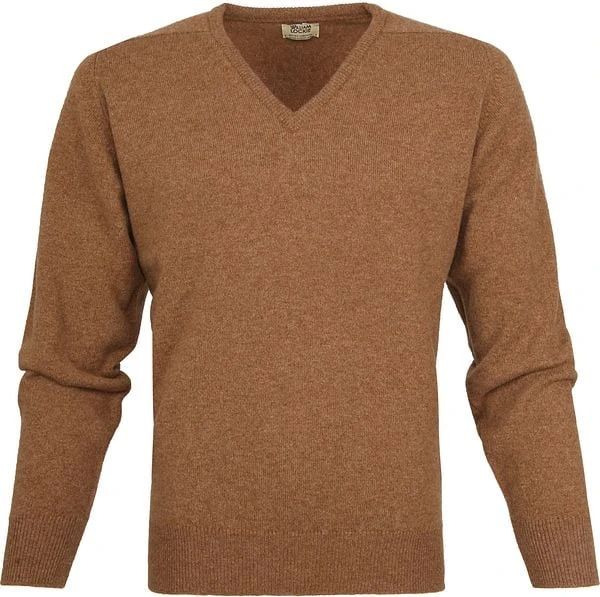 William Lockie Pullover Lamswol V Savannah - Afbeelding 4