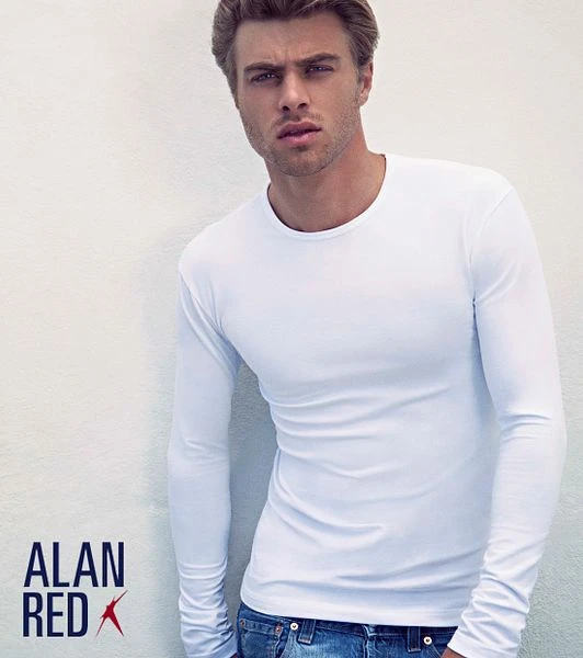 Alan Red Olbia Longsleeve Wit (1Pack) - Afbeelding 5