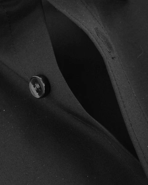 OLYMP No'6 Six Super Slim Fit Overhemd Zwart - Afbeelding 2