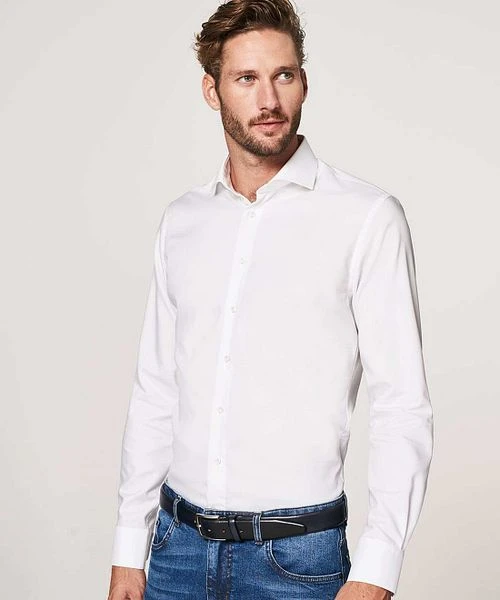 Profuomo Slim Fit Overhemd Cutaway - Afbeelding 3