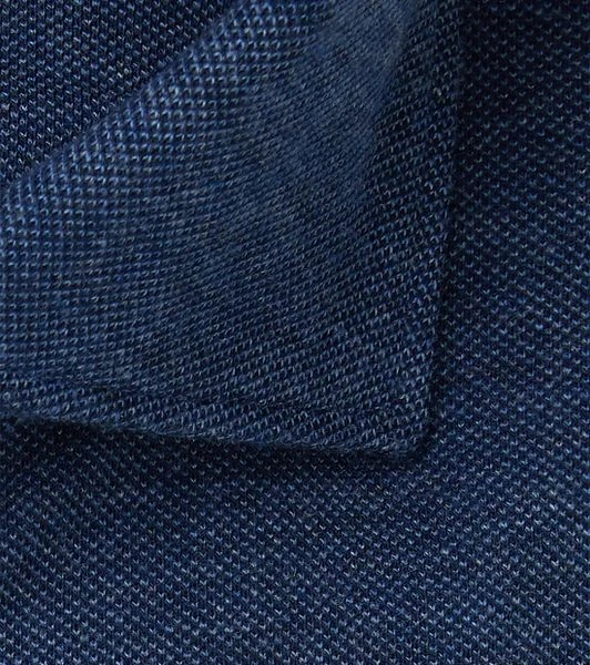 Profuomo Overhemd Knitted Indigoblauw - Afbeelding 3