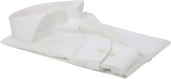 Suitable Overhemd Strijkvrij Ecru - Afbeelding 4