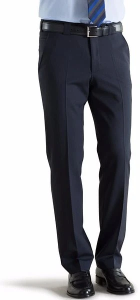 Meyer Pantalon Roma Wolmix Navy - Afbeelding 5