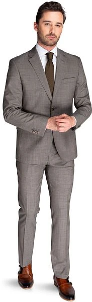 Suitable Kostuum Lucius Wol Light Brown