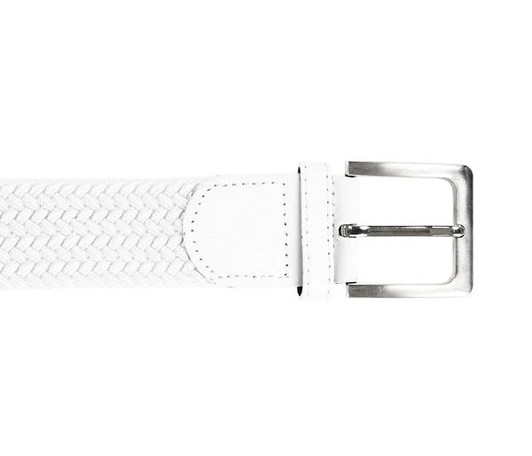 Suitable Geweven Riem Wit - Afbeelding 2