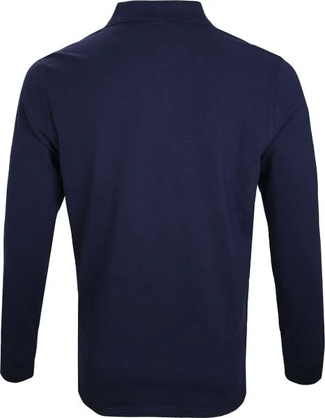 Gant Polo Longsleeve Navy 433 - Afbeelding 6