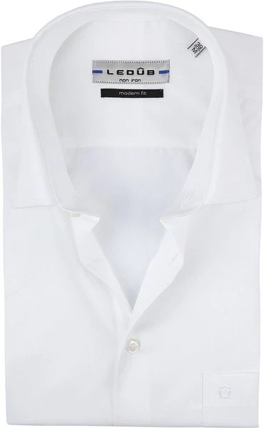Ledub Overhemd Korte Mouwen Wit