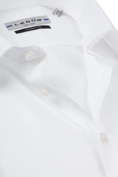 Ledub Overhemd Korte Mouwen Wit - Afbeelding 2
