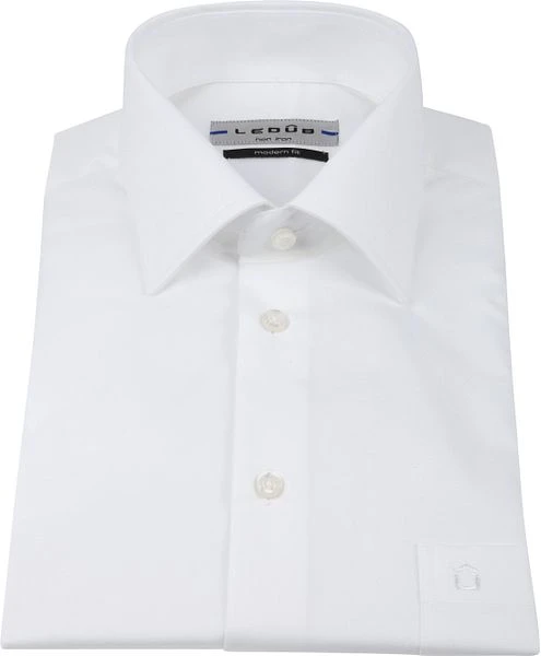 Ledub Overhemd Korte Mouwen Wit - Afbeelding 4