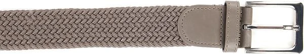 Suitable Geweven Riem Taupe Khaki - Afbeelding 5