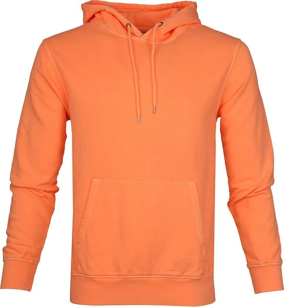 Colorful Standard Hoodie Neon Oranje - Afbeelding 5
