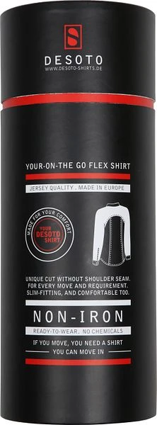 Desoto Overhemd Strijkvrij Donkergrijs 711 - Afbeelding 4