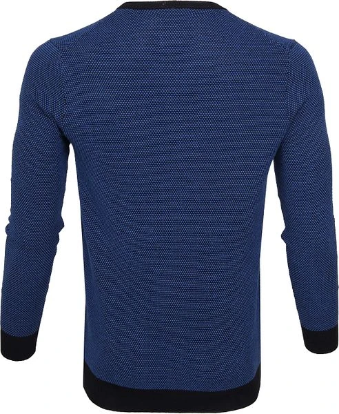 Suitable Katoen Bince Pullover Blauw - Afbeelding 4