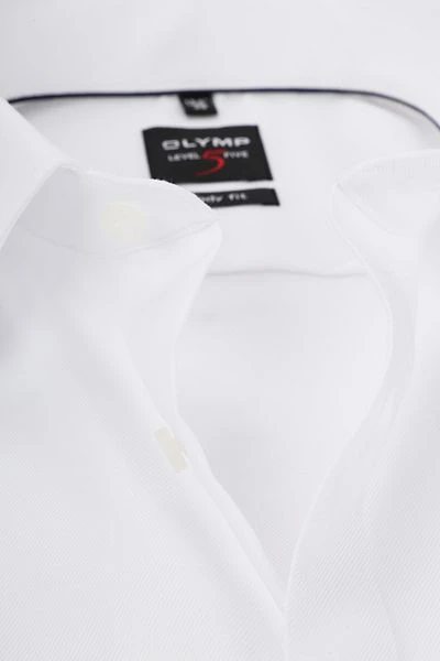 OLYMP Level Five Overhemd Wit - Afbeelding 2