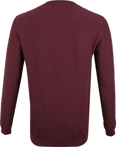 Suitable Katoen Neil Pullover Bordeaux - Afbeelding 4