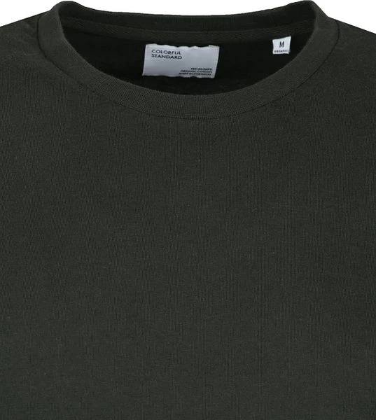 Colorful Standard Organic T-shirt Donkergroen - Afbeelding 2