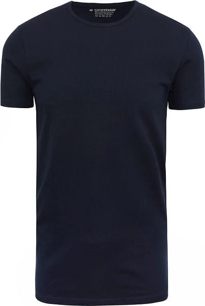 Garage Stretch Basic Navy O-Hals - Afbeelding 5