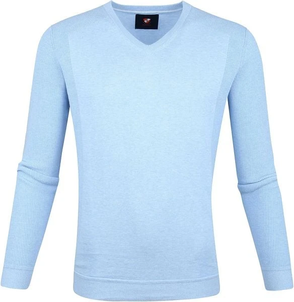 Suitable Katoen Steven Pullover Blauw - Afbeelding 5