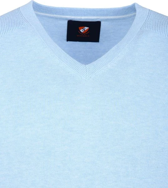 Suitable Katoen Steven Pullover Blauw - Afbeelding 2