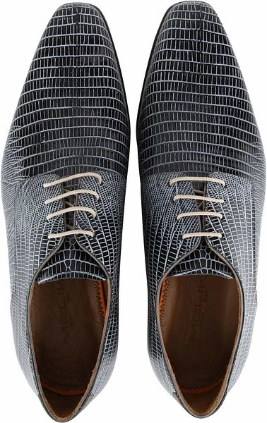 Melik Schoen Soria Zwart Wit - Afbeelding 4