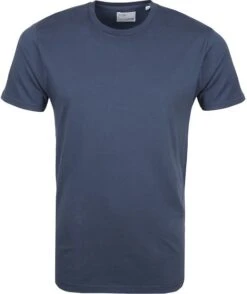 Colorful Standard T-shirt Blauw