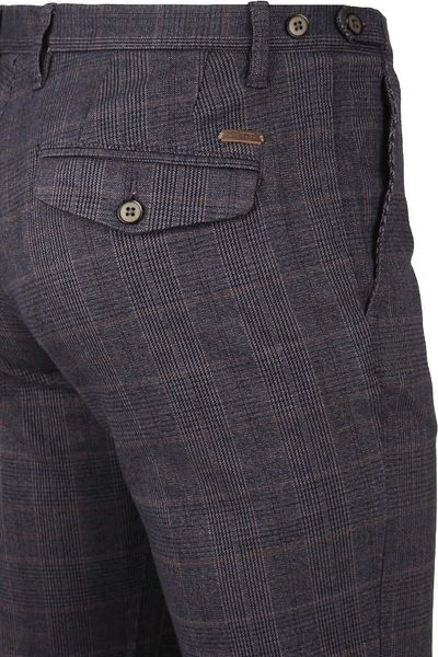 Suitable Chino Locke Ruit Bruin - Afbeelding 2