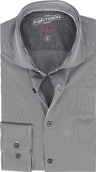 Pure Functional Overhemd Strepen Zwart - Afbeelding 2