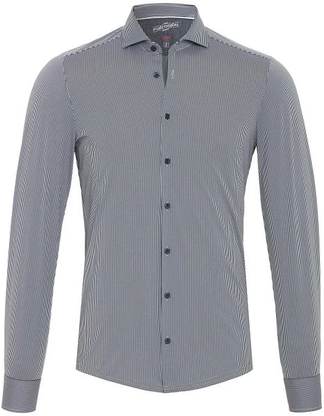 Pure Functional Overhemd Strepen Zwart