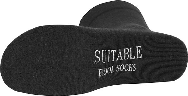 Suitable Merino Sokken Zwart 2-Pack - Afbeelding 3
