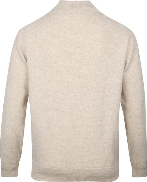 William Lockie V-Hals Lamswol Beige - Afbeelding 4