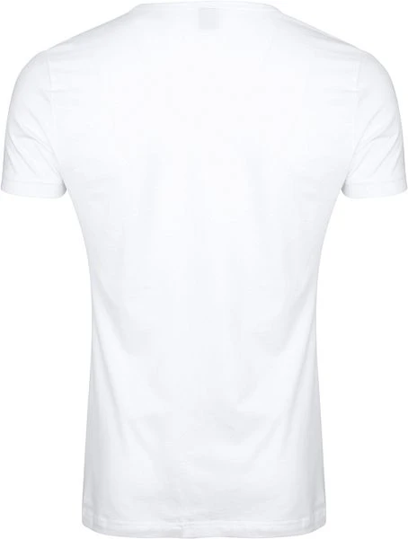 Suitable T-shirt Diepe O-hals Wit Otaru Stretch 4-Pack - Afbeelding 4