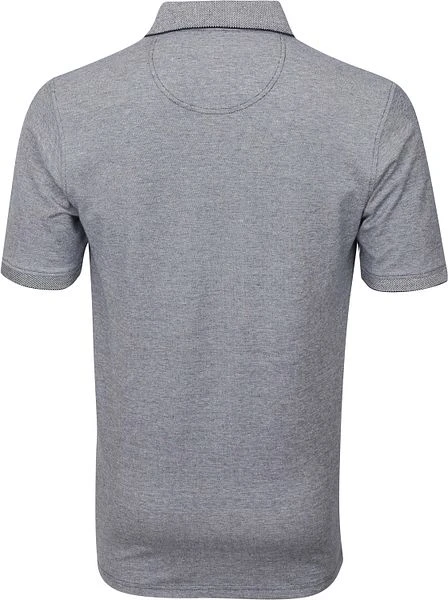 Casa Moda Polo Stretch Melange Donkerblauw - Afbeelding 4