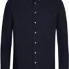 Profuomo Overhemd Garment Dyed Donkerblauw