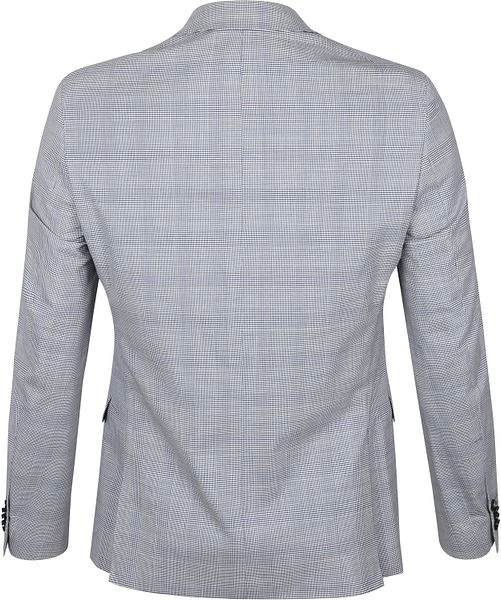 Suitable Strato Kostuum Wol Ruiten Lichtblauw - Afbeelding 6