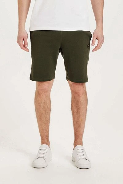 KnowledgeCotton Apparel Teak Sweat Shorts Donkergroen - Afbeelding 4
