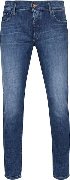 Alberto Slim Organic Denim Dark Blue