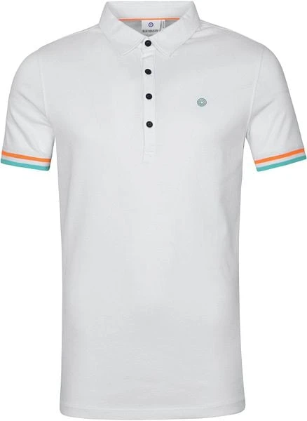 Blue Industry Polo KBIS20 M80 Wit - Afbeelding 5