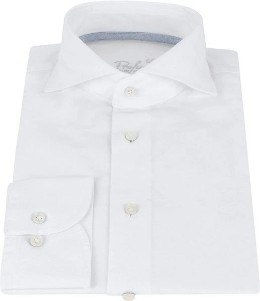 Profuomo Overhemd Recycled Cotton Wit - Afbeelding 3