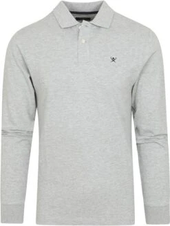 Hackett LS Polo Grijs