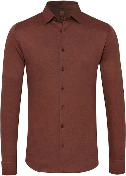 Desoto Overhemd Strijkvrij MK Bruin - Afbeelding 6