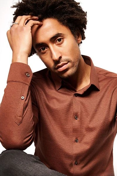 Desoto Overhemd Strijkvrij MK Bruin - Afbeelding 2