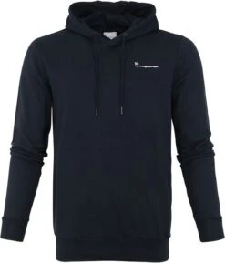 KnowledgeCotton Apparel Elm Hoodie Donkerblauw