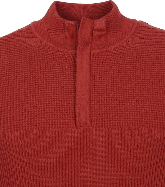 Suitable George Pullover Half Zip Roest - Afbeelding 3