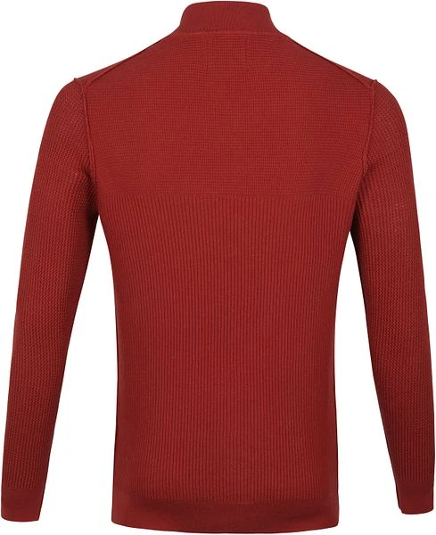 Suitable George Pullover Half Zip Roest - Afbeelding 5
