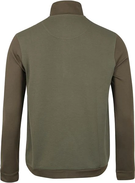Suitable Prestige Haco Pullover Half Zip Olijfgroen - Afbeelding 4