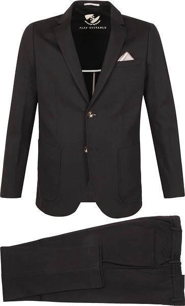 Suitable Kostuum Flex Zwart