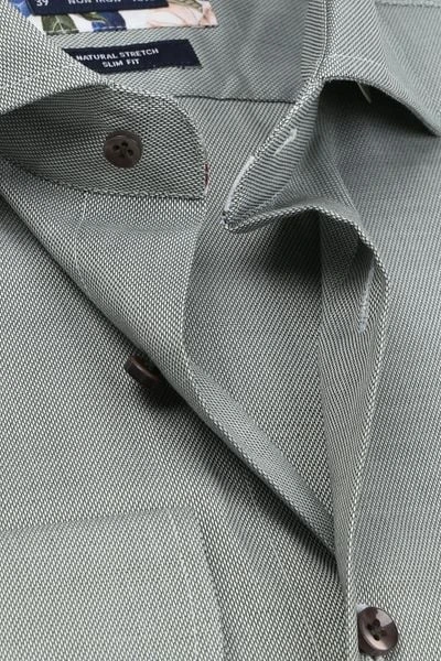 Profuomo SF Originale Strijkvrij Overhemd Groen - Afbeelding 5