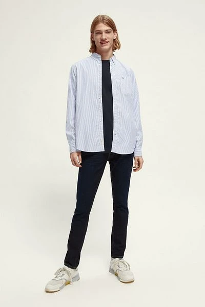 Scotch And Soda Skim Jeans Donkerblauw - Afbeelding 3