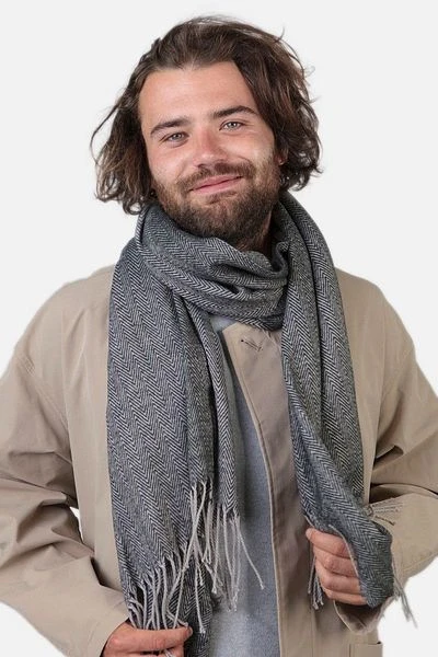 Barts Soho Sjaal Grijs - Afbeelding 2